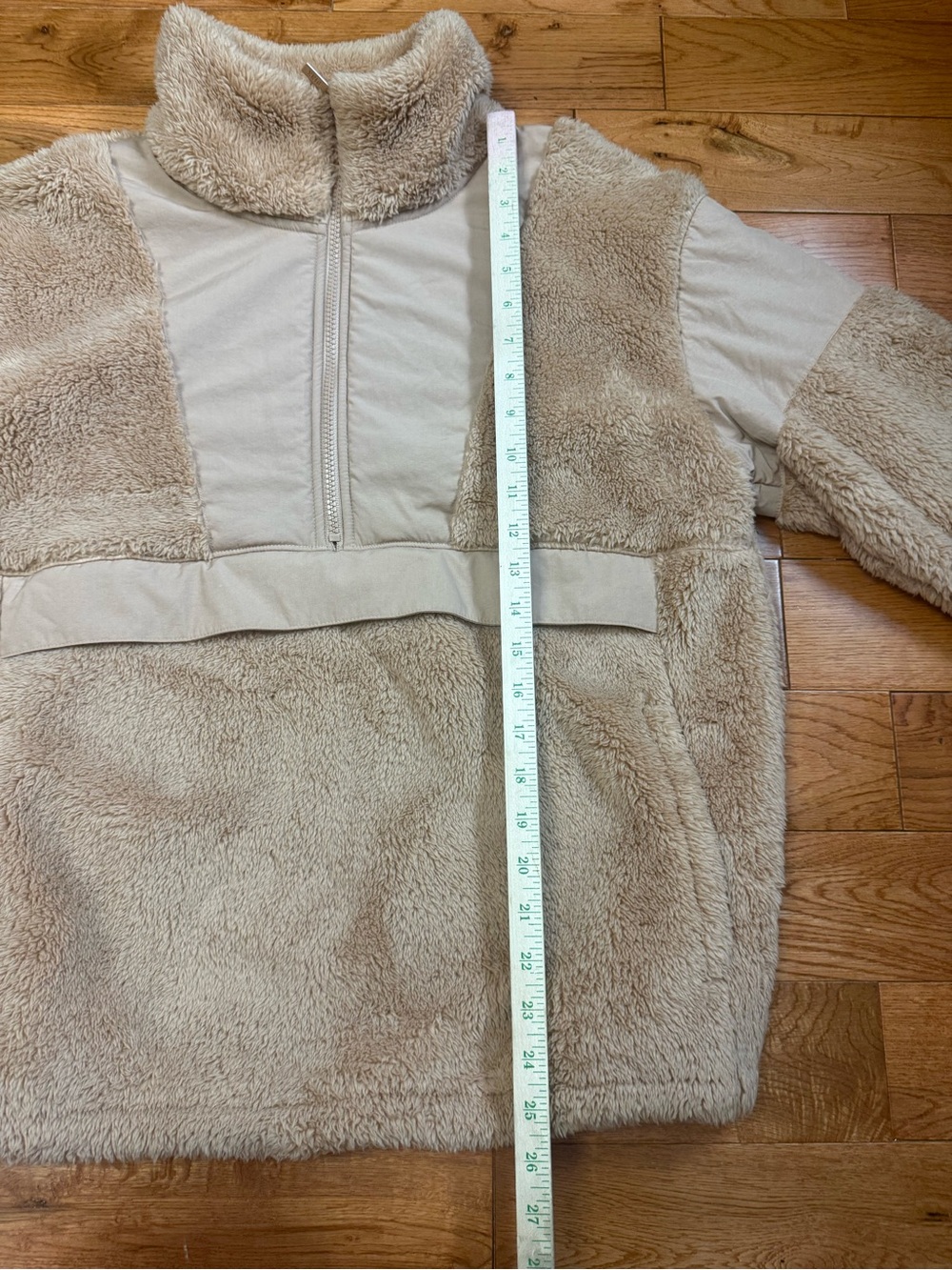 PINK Victoria’s Secret Half-Zip Oversized Sherpa Pullover NWOT - Picture 7 of 8